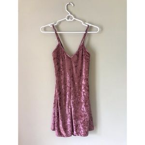 Velvet Slip Dress - NWT